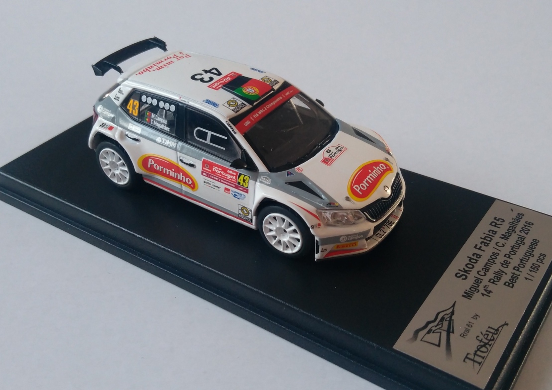 Škoda Fabia R5 no.43 1:43 Trofeu