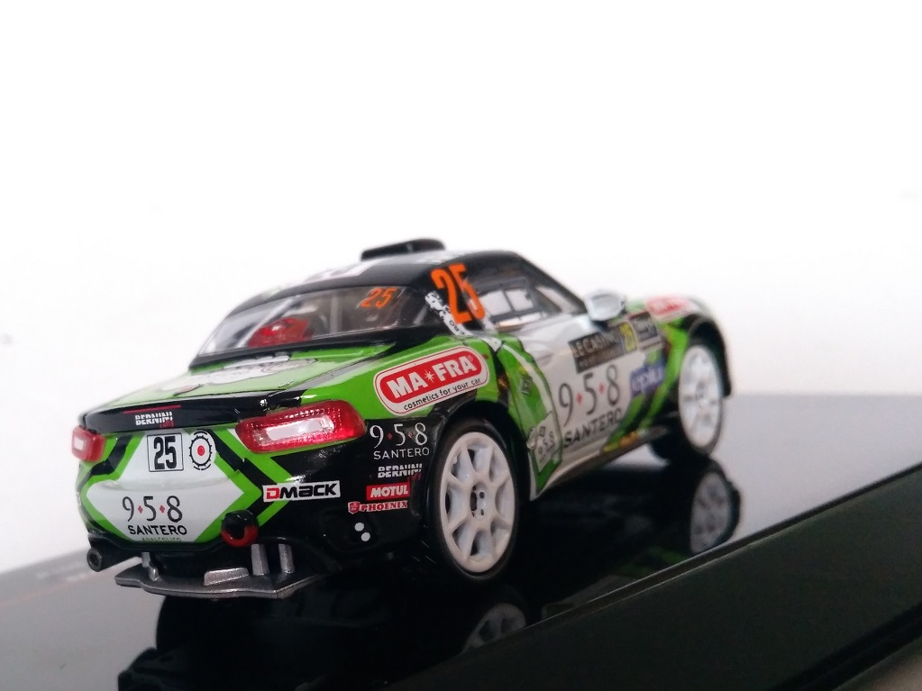 Fiat Abarth 124 RGT, No.25, Nucita/Vozzo, rallye Monte Carlo 2018 1:43 IXO