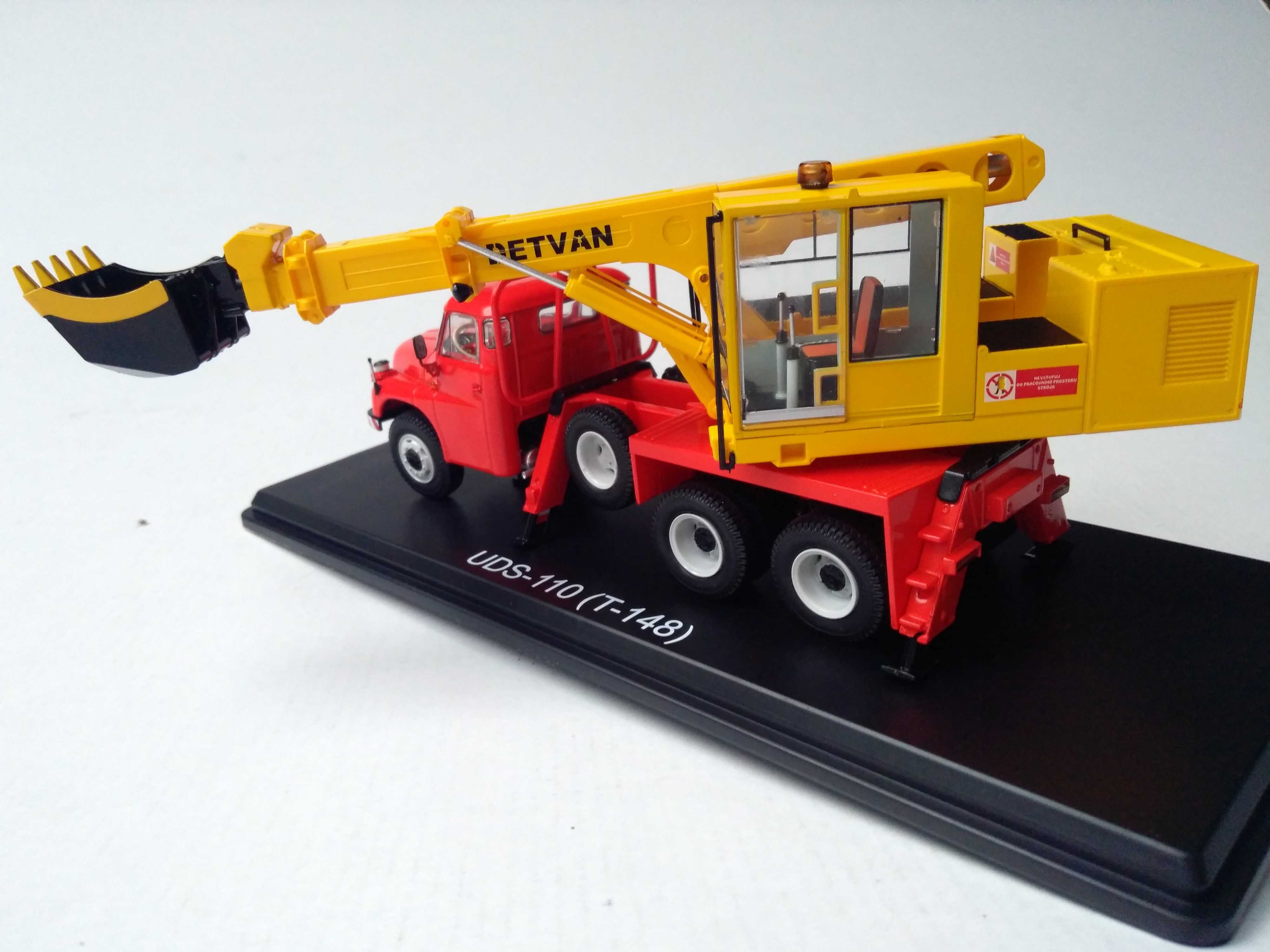 Tatra T148 UDS-110A bagr červenožlutý 1:43 SSM