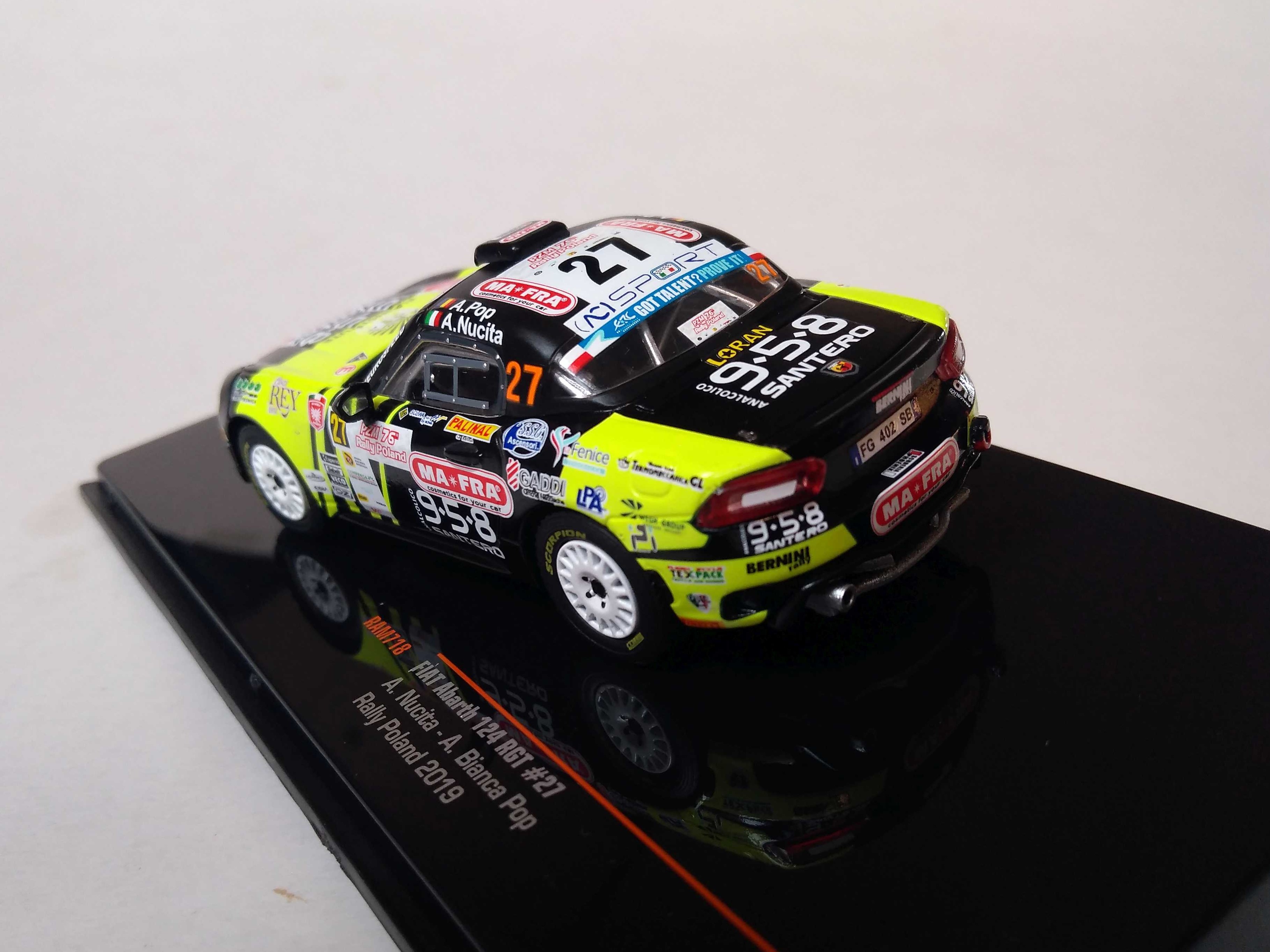 Fiat Abarth 124 RGT, No.27 1:43 IXO