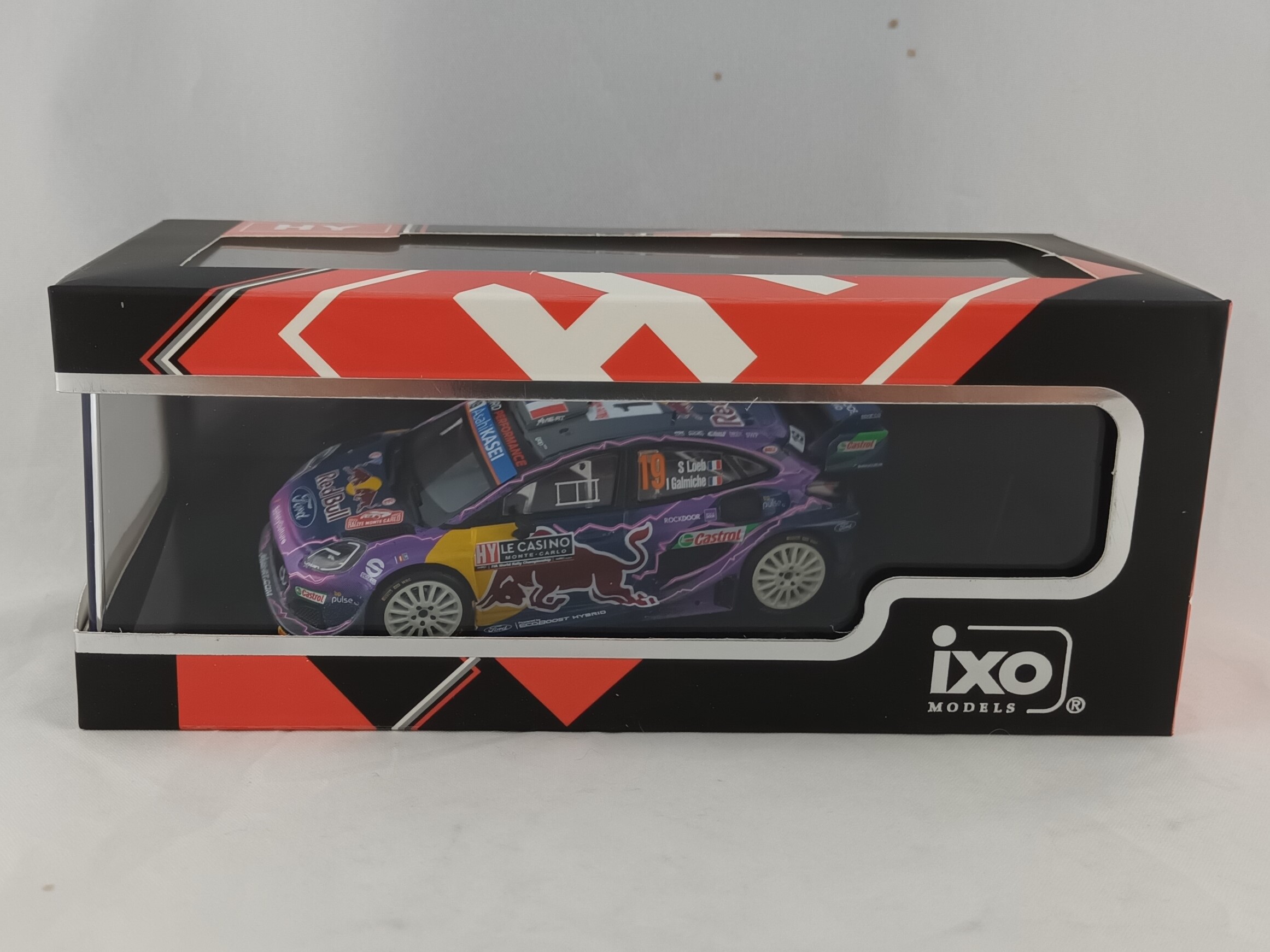 Ford Puma Rally1, No.19, Loeb, Rallye Monte Carlo 2022 1:43 IXO
