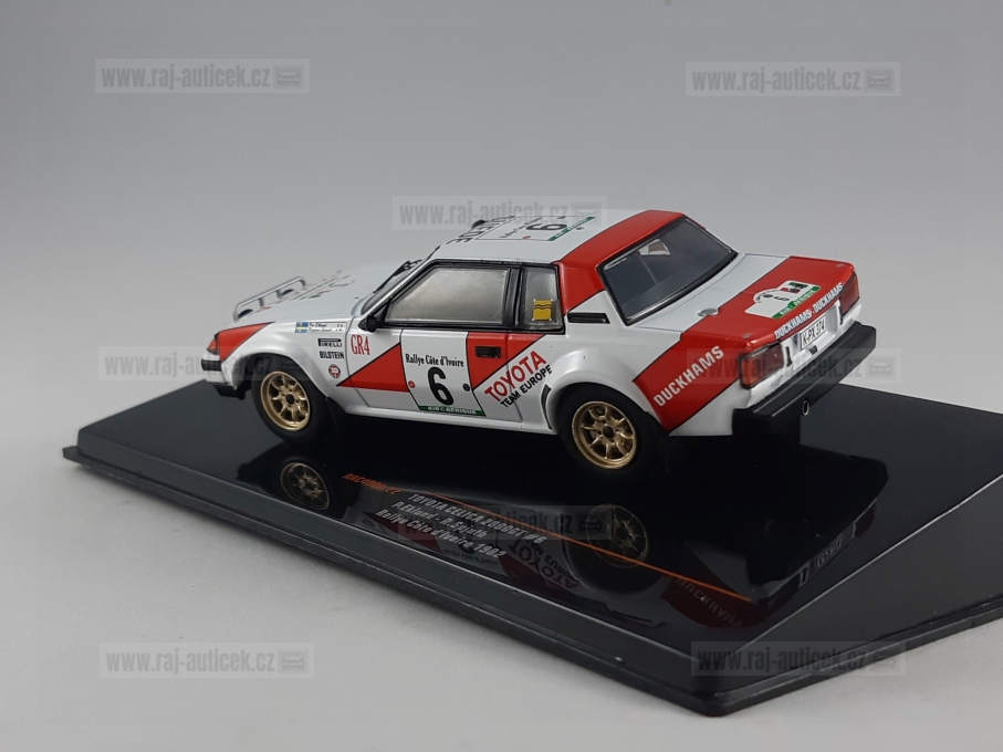 Toyota Celica 2000GT , No.6, Eklund, rallye Cote d'Ivoire 1982 1:43 IXO