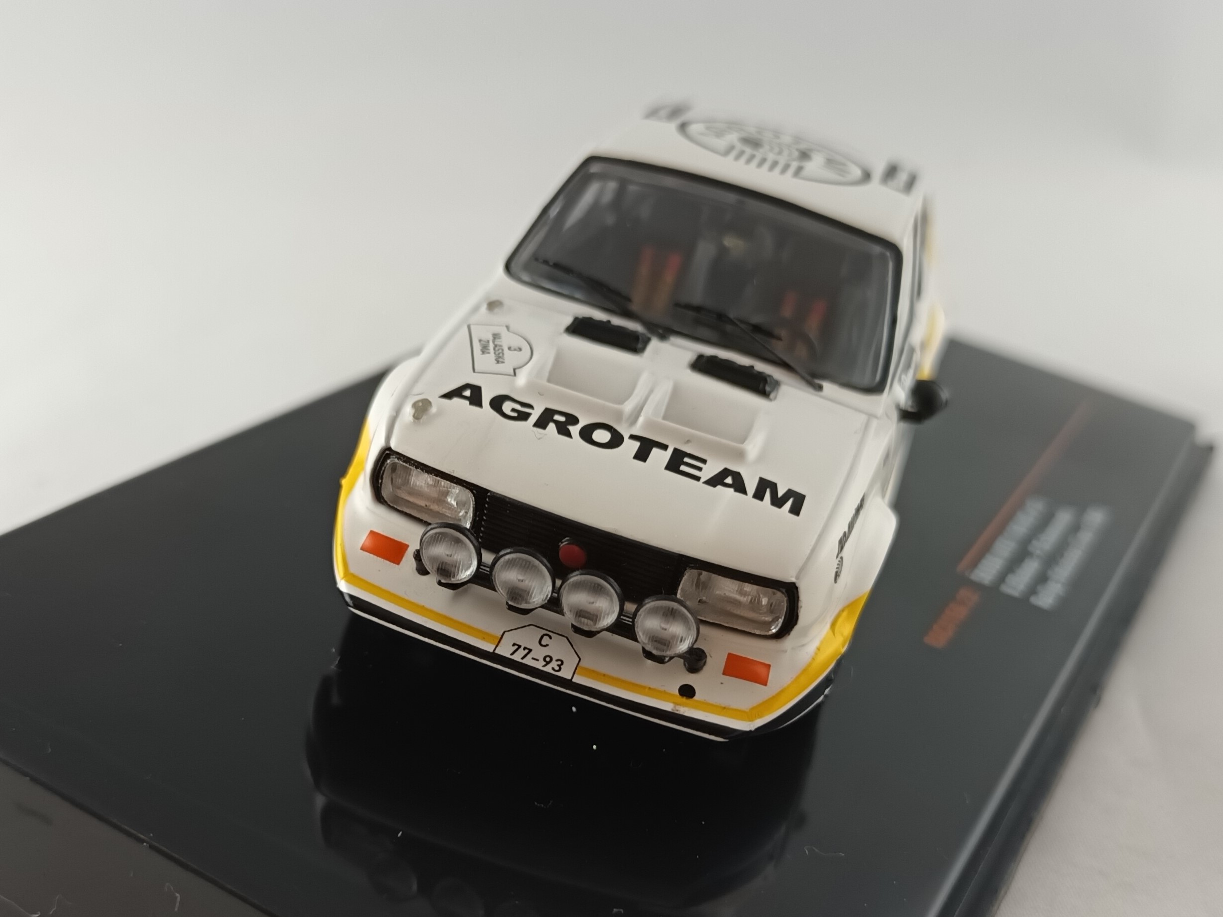 Škoda MTX 160 RS no.3, Blahna/Schovánek, Valašská Zima 1984 1:43 IXO