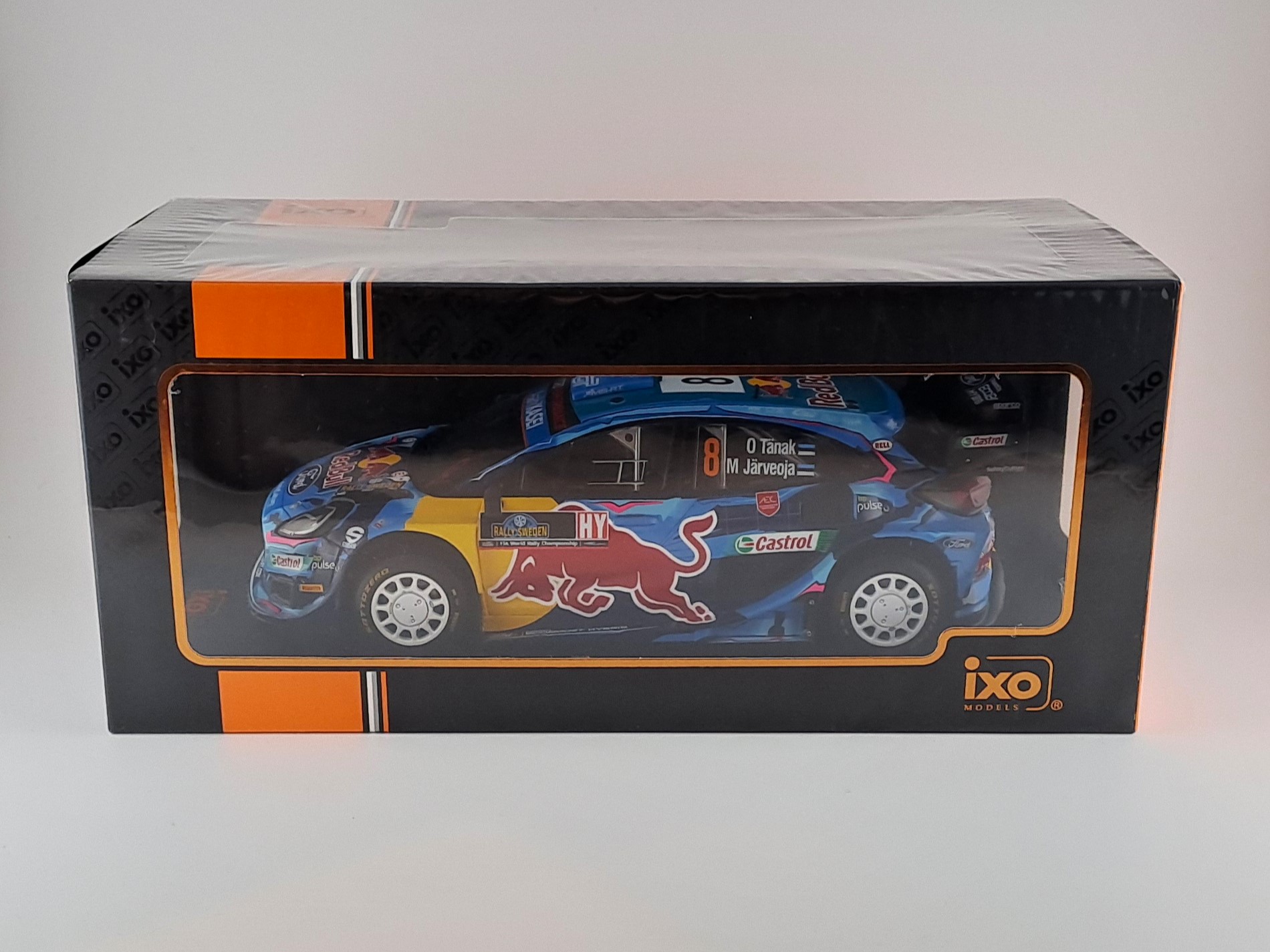 Ford Puma No.8 WRC1 Rallye Sweden O.Tanak/M.Jarveoja 2023 1:18 IXO