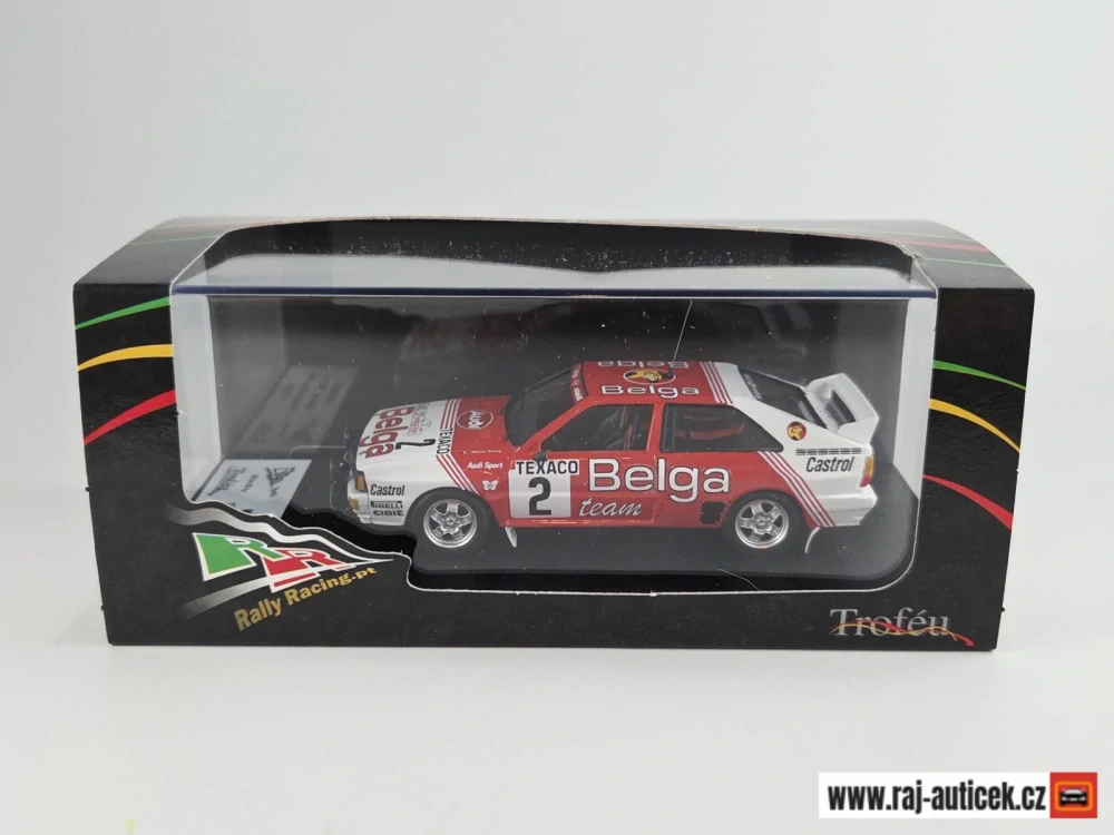 Audi quattro, No.2, Belga, Rallye Boucles de Spa, M.Duez/W.Lux, 1983 1:43 Trofeu