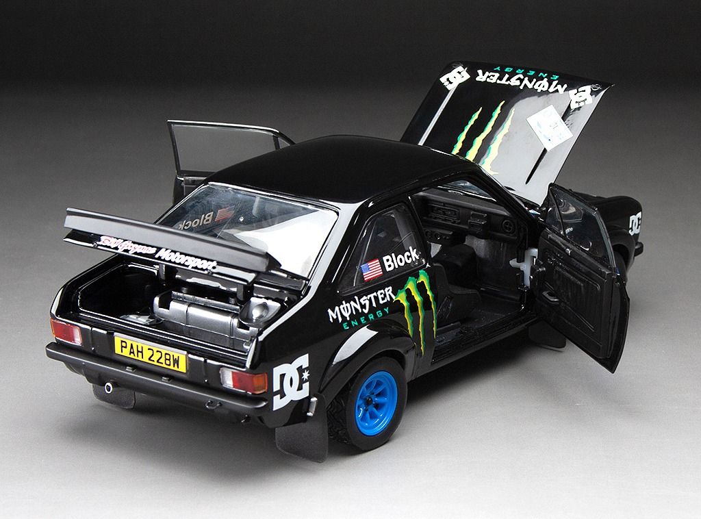 Ford Escort RS 1800 no.10, Ken Block, Colin McRae Forest Stages 2008 1:18 Sun Star