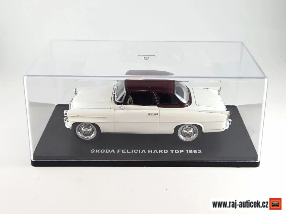 Škoda Felicia Hardtop 1:24 časopis Nadčasové Ikony no.5 s modelem