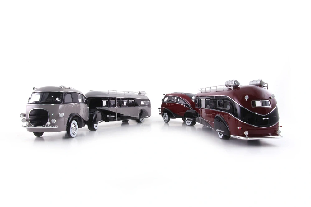 Zephir Land Yacht 1936 red / black 1:43 Autocult