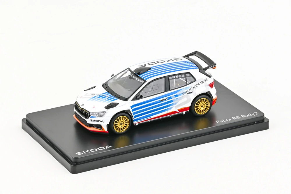 Škoda Fabia IV RS Rally2 (2022) Škoda Motorsport Design 2025 130RS MC 1:43 Abrex