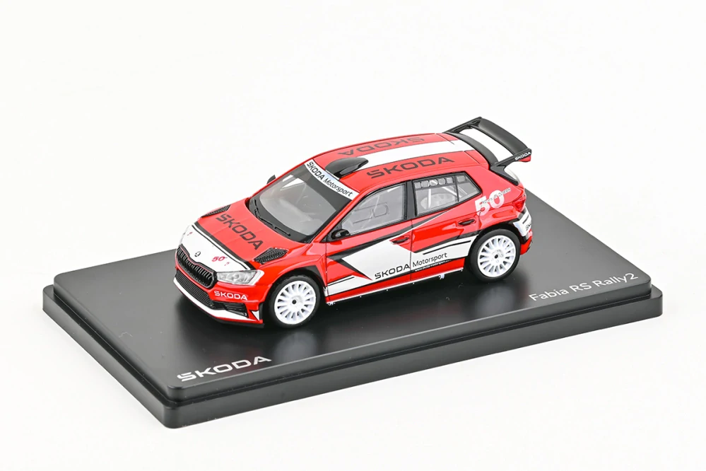 Škoda Fabia IV RS Rally2 (2022) Škoda Motorsport Design 2024 200RS 1:43 Abrex