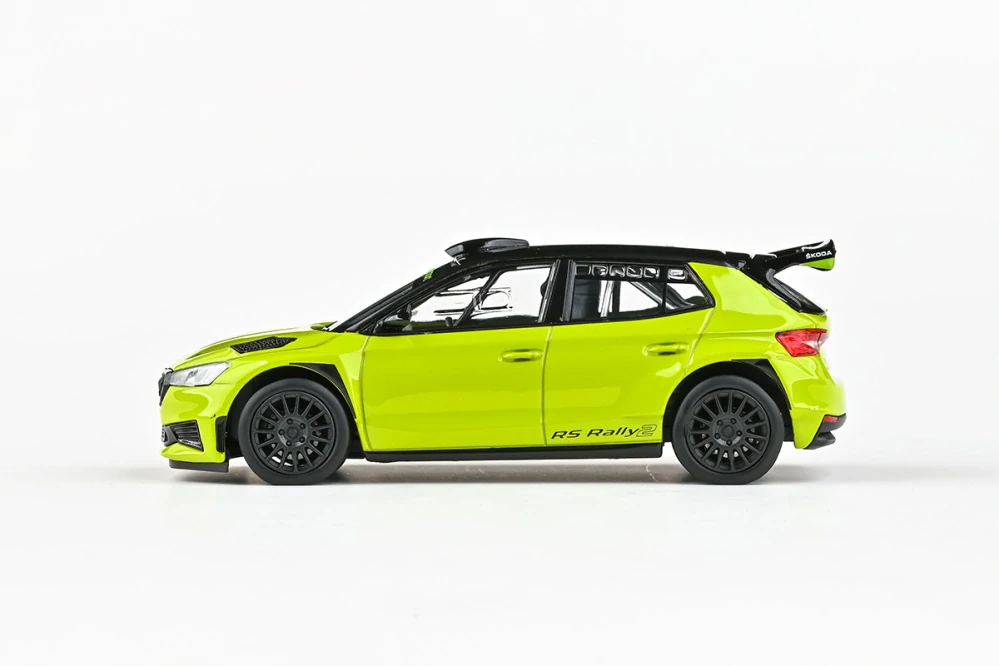Škoda Fabia IV RS Rally2 (2022) Zelená Mamba 1:43 Abrex