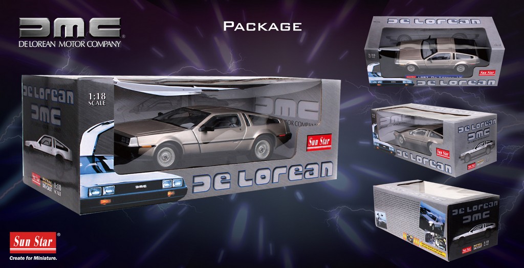 DeLorean DMC-12 1:18 Sun Star