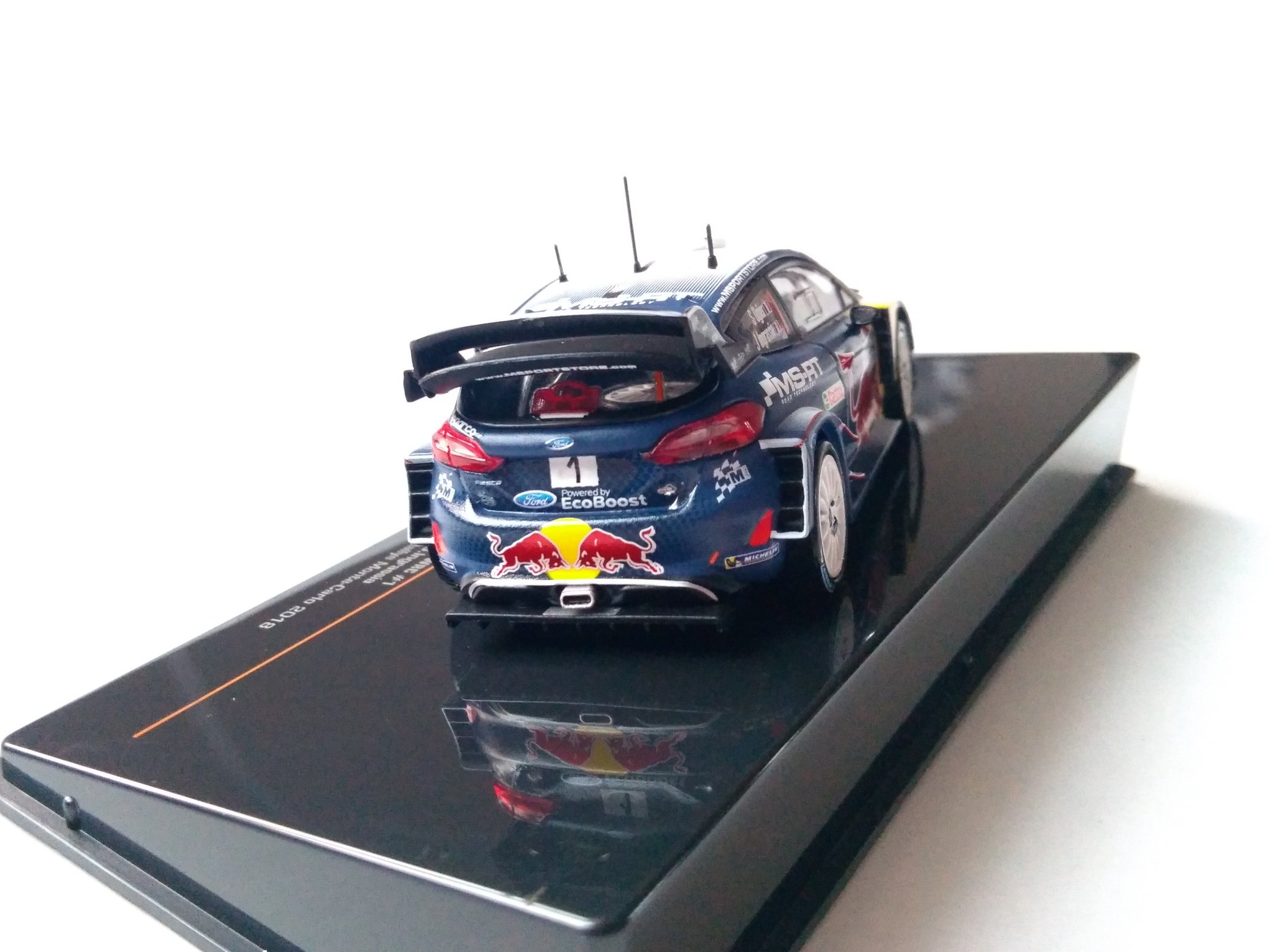 Ford Fiesta WRC, No.1 Ogier WRC 2018 1:43 IXO