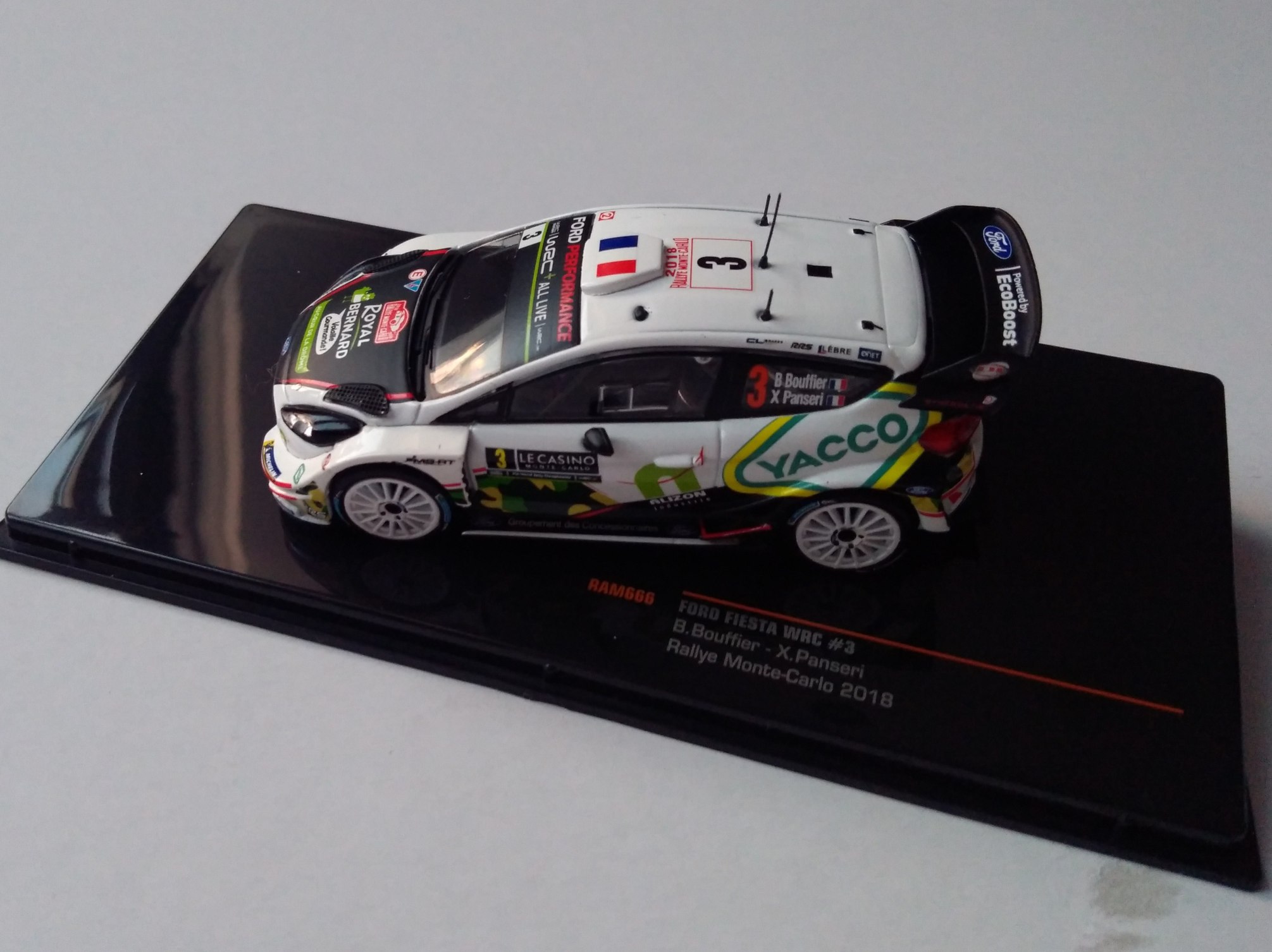 Ford Fiesta WRC, No.3 WRC 2018 1:43 IXO