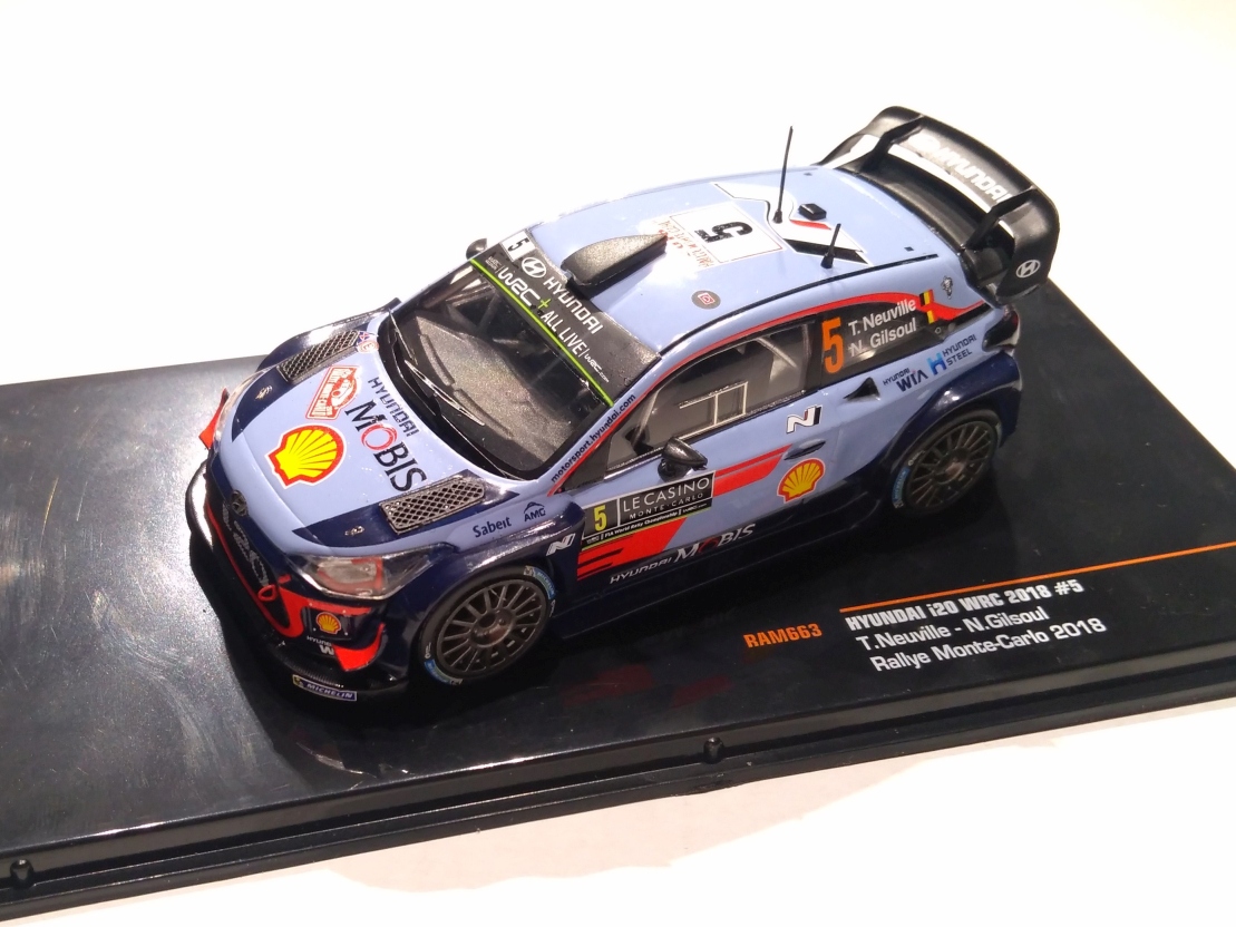 Hyundai i20 WRC, No.5 Neuville/Gilsoul WRC 2018 1:43 IXO