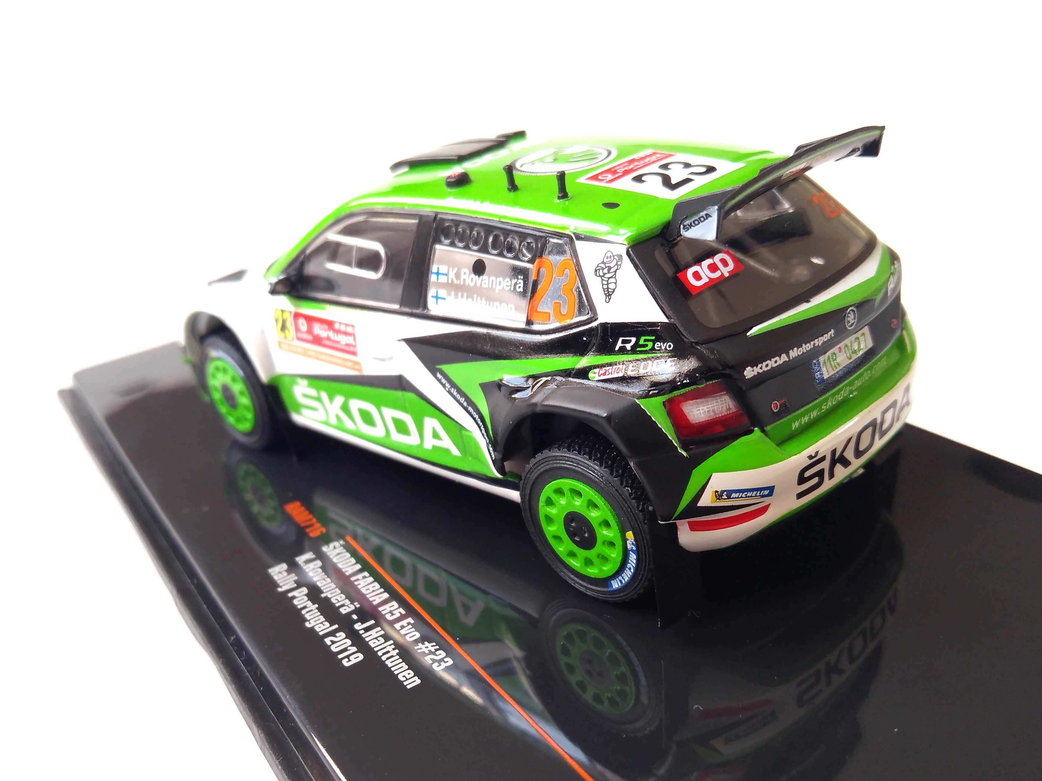 Škoda Fabia R5 EVO no.23 Rovanpera WRC 2019 1:43 IXO