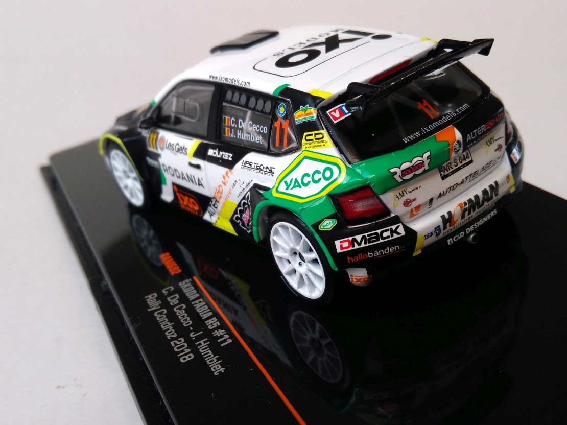Škoda Fabia R5, No.11 WRC 2018 1:43 IXO