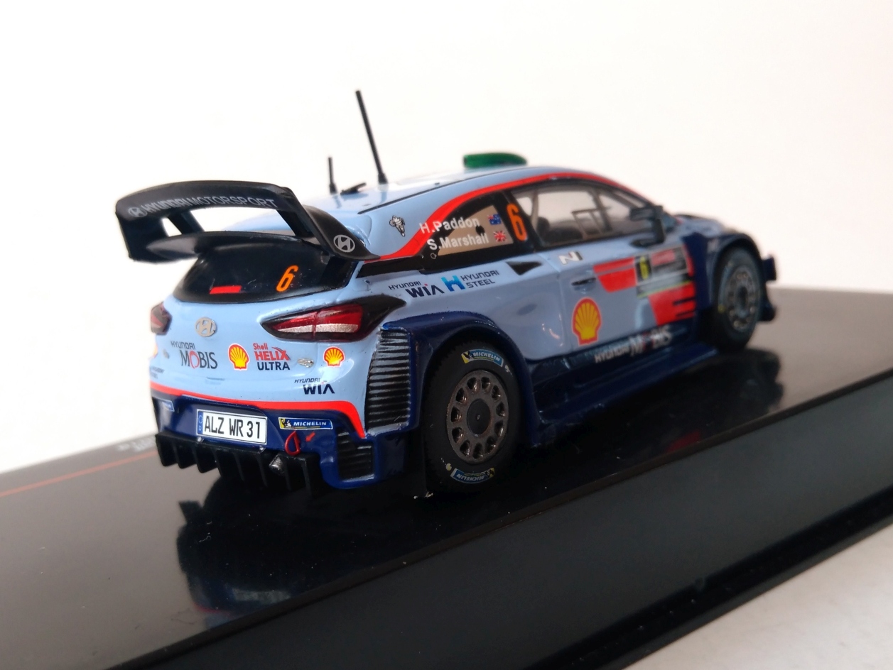 Hyundai i20 WRC, No.6 Paddon WRC 2018 1:43 IXO