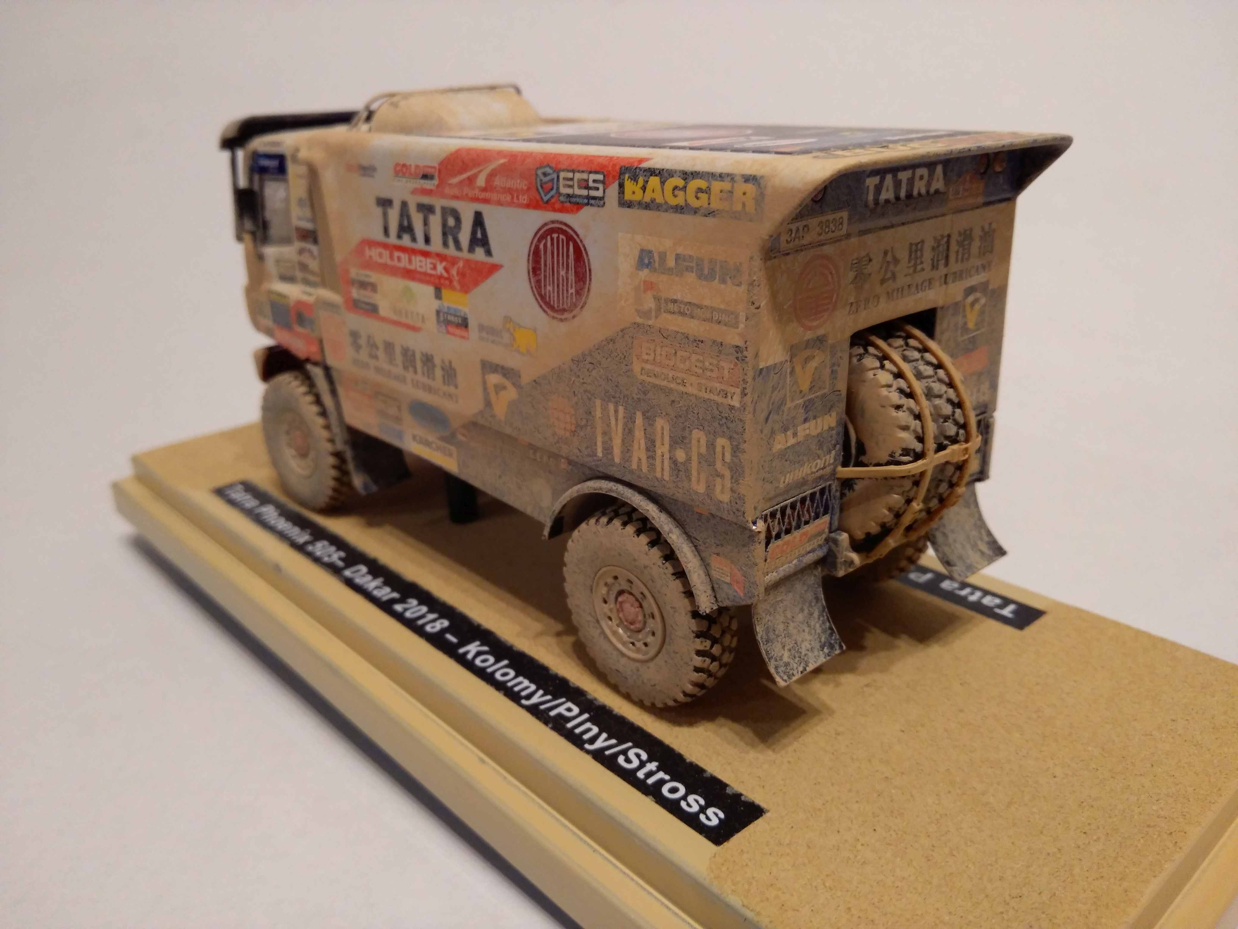 Tatra Phoenix 505 Kolomý Buggyra Team Dakar 2018 (zaprášená verze) 1:43 Scale Masters