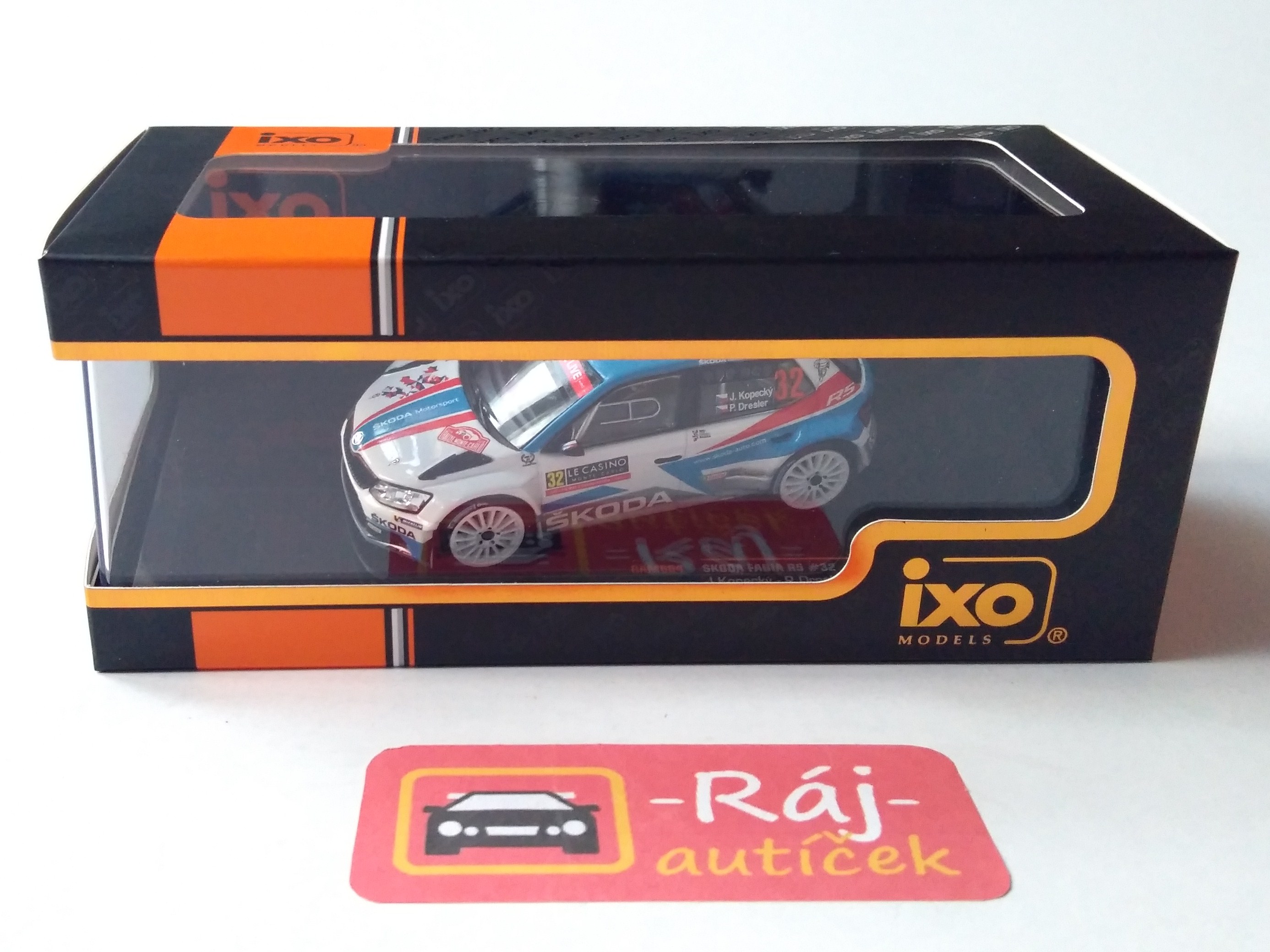 Škoda Fabia R5 no.32 Kopecký WRC 2018 1:43 IXO