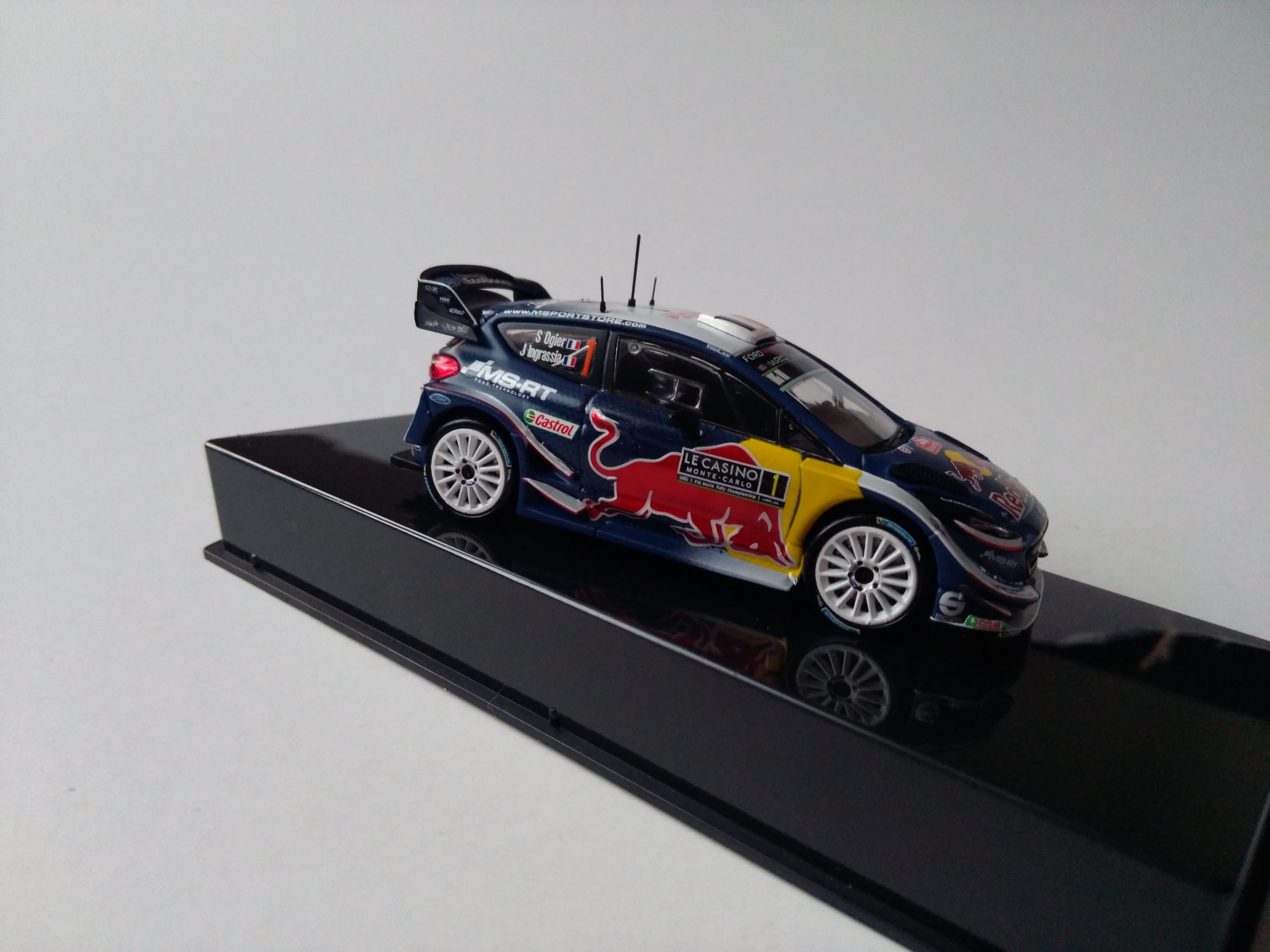 Ford Fiesta WRC, No.1 Ogier WRC 2018 1:43 IXO