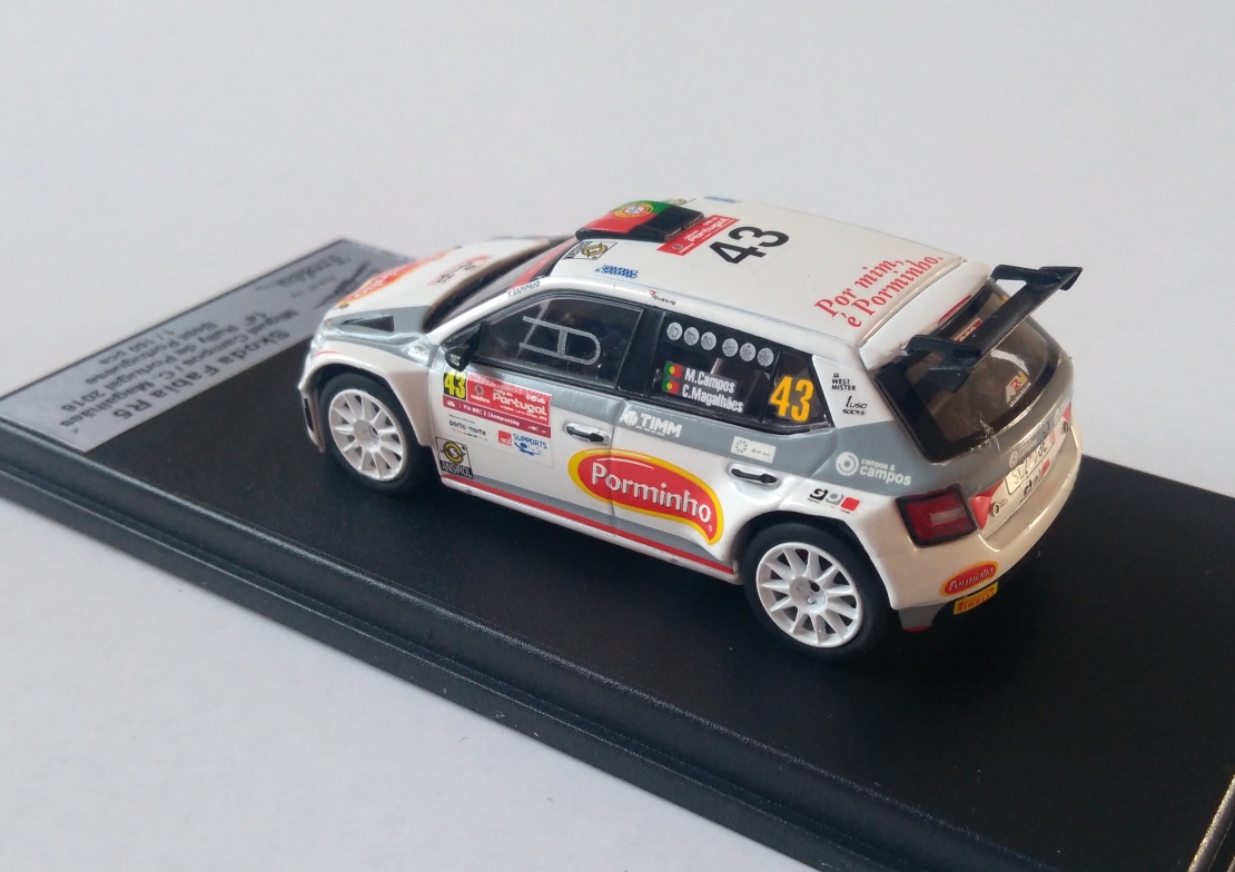 Škoda Fabia R5 no.43 1:43 Trofeu