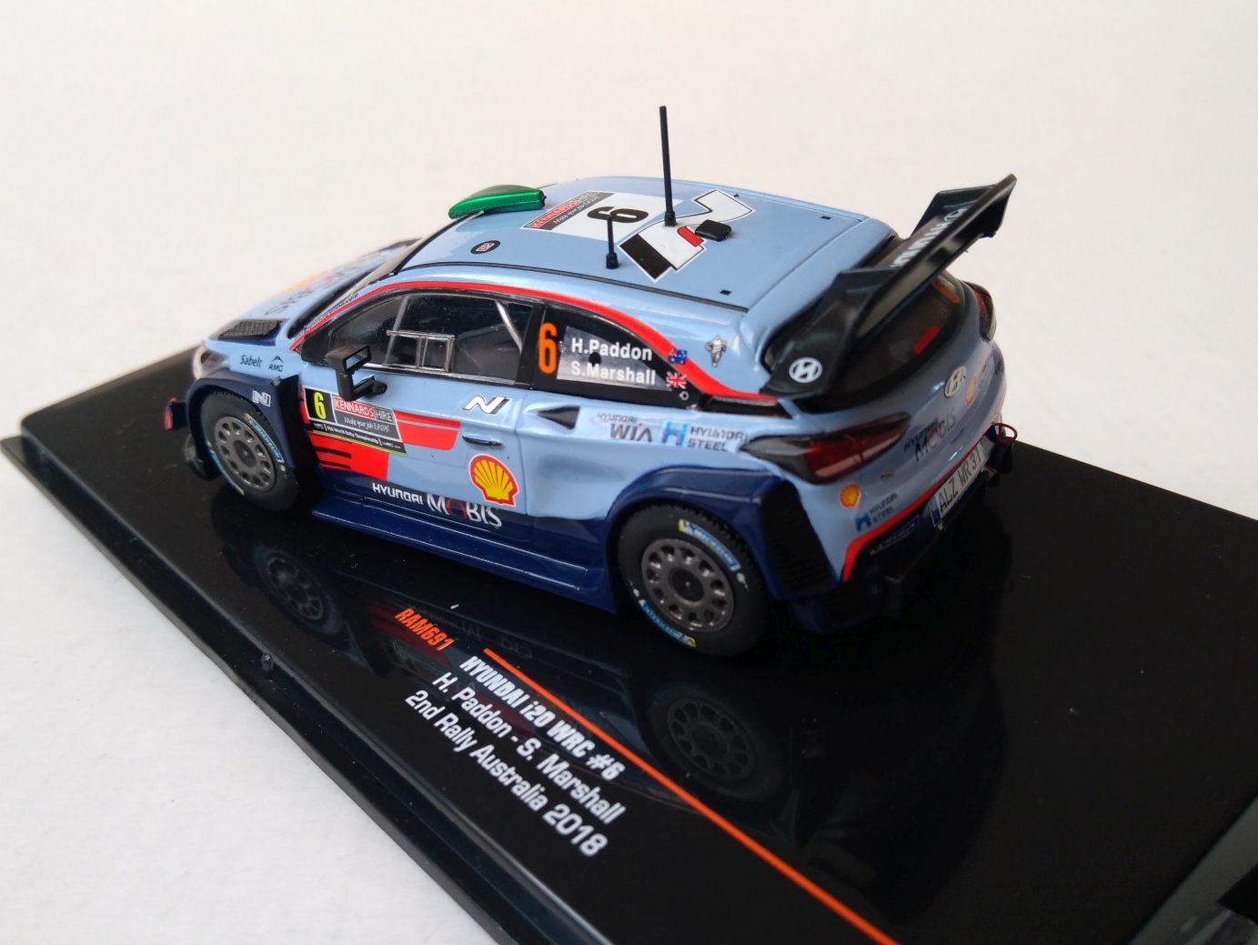 Hyundai i20 WRC, No.6 Paddon WRC 2018 1:43 IXO