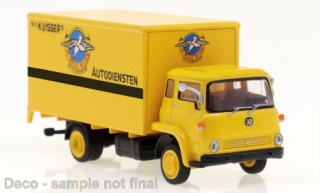 Bedford TK box-wagon Visser auto Service 2. Version 1971 1:87 Brekina