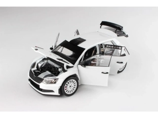 Škoda Fabia R5 bílá 1:18 Abrex