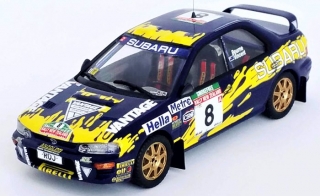 Subaru Impreza, No.8, Bourne / Vincent, rallye New Zealand 1997 1:43 Trofeu
