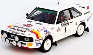 Audi sport quattro, No.1, Mikkola, National Breakdown Rallye 1986 1:43 Trofeu