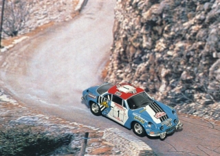 Alpine Renault A110, No.1, Nicolas, Tour de Corse 1973 1:43 Trofeu