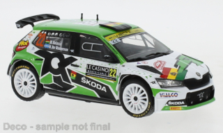 Škoda Fabia Rally2 Evo, No.22 Bulacia Wilkinson, rallye Monte Carlo 2021 1:43 IXO