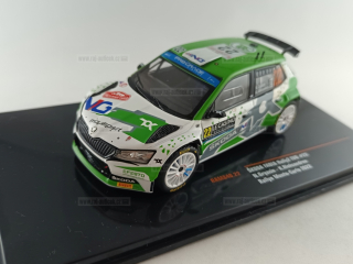 Škoda Fabia Rally 2 EVO, No.22, Gryazin, Rallye Monte Carlo 2022 1:43 IXO