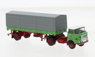 IFA W 50 s návěsem zelená 1:87 Brekina