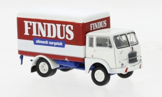 Fiat 642 box-wagon Findus 1962 1:87 Brekina