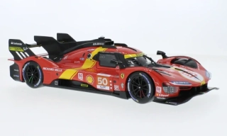 Ferrari 499P, No.50, Ferrari AF Corse, 24h Le Mans, A.Fuoco/M.Molina/N.Nielsen, 2023 1:18 Bburago