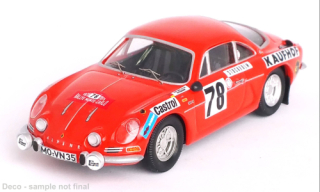 Alpine Renault A110 , No.78, Rallye WM, Rallye Monte Carlo, F.von the Leyen/P.Diekmann, 1975 1:43 Trofeu