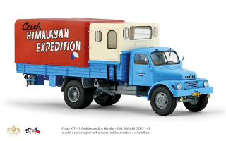 Praga S5T Himálaj 1969 kniha s modelem 1:43 CAL