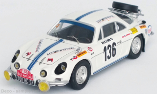 Alpine Renault A110, No.136, Rallye Monte Carlo, Elfs/Lorang, 1970 1:43 Trofeu