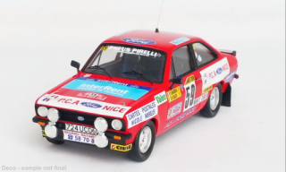 Ford Escort MK II RS 2000, No.59, Rallye WM, Rallye Monte Carlo, P-C.Baroni/R.Baud, 1982 1:43 Trofeu