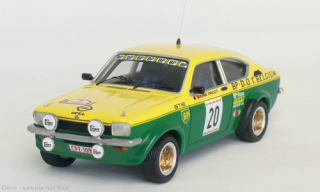 Opel Kadett C GT/E, No.20, Rallye Ypres, R.Tricot/E.Symens, 1977 1:43 Trofeu