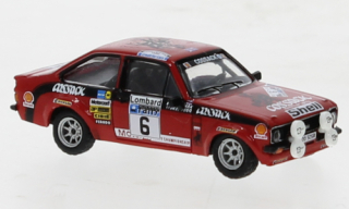 Ford Escort RS 1800, No.6, Rallye RAC Lombard, R.Clark, 1976 1:87 Brekina