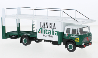 Fiat 673 racing transport Lancia Alitalia racing team, Alitalia, 1976 1:43 IXO