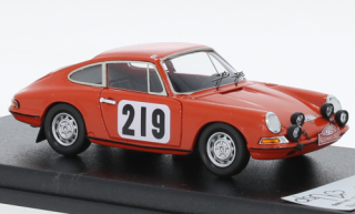 Porsche 911 T, No.219, Rallye Monte Carlo, B.Waldegard/L.Helmer, 1968 1:43 Trofeu