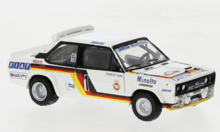 Fiat 131 Abarth, No.1, Fiat Minolta, Rally Hunsrück, W.Röhrl, 1980 1:87 Brekina