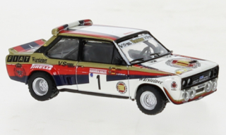 Fiat 131 Abarth, No.1, Fiat Warsteiner, Rally Hunsrück, W.Röhrl, 1980 1:87 Brekina