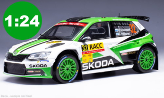 Škoda Fabia R5, No.31 Kopecký, rallye Catalunya 2018 1:24 IXO