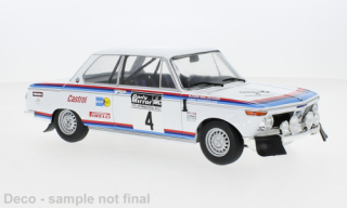 BMW 2002, No.4, Rallye WM, RAC Rally, B.Waldegard/H.Thorszelius, 1973 1:18 IXO