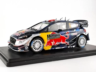 Ford Fiesta WRC no.1 Ogier, rallye Monte Carlo 2017 1:24 Hachette